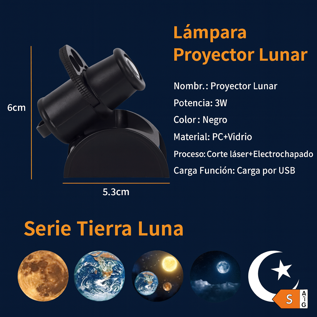 Proyector de planetas y constelaciones